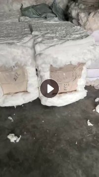 长期出售纺纱厂下脚料开的涤粘棉，涤棉，现货17吨