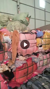 长期出售毛绒睡衣统货，旧睡衣统货，现货9.6米一车