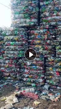 出售PET三色瓶砖，现货30几吨