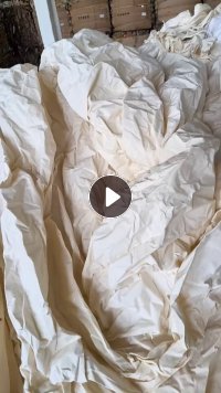 长期出售织布厂下来的本白纯棉布头，大块布，现货二十几吨