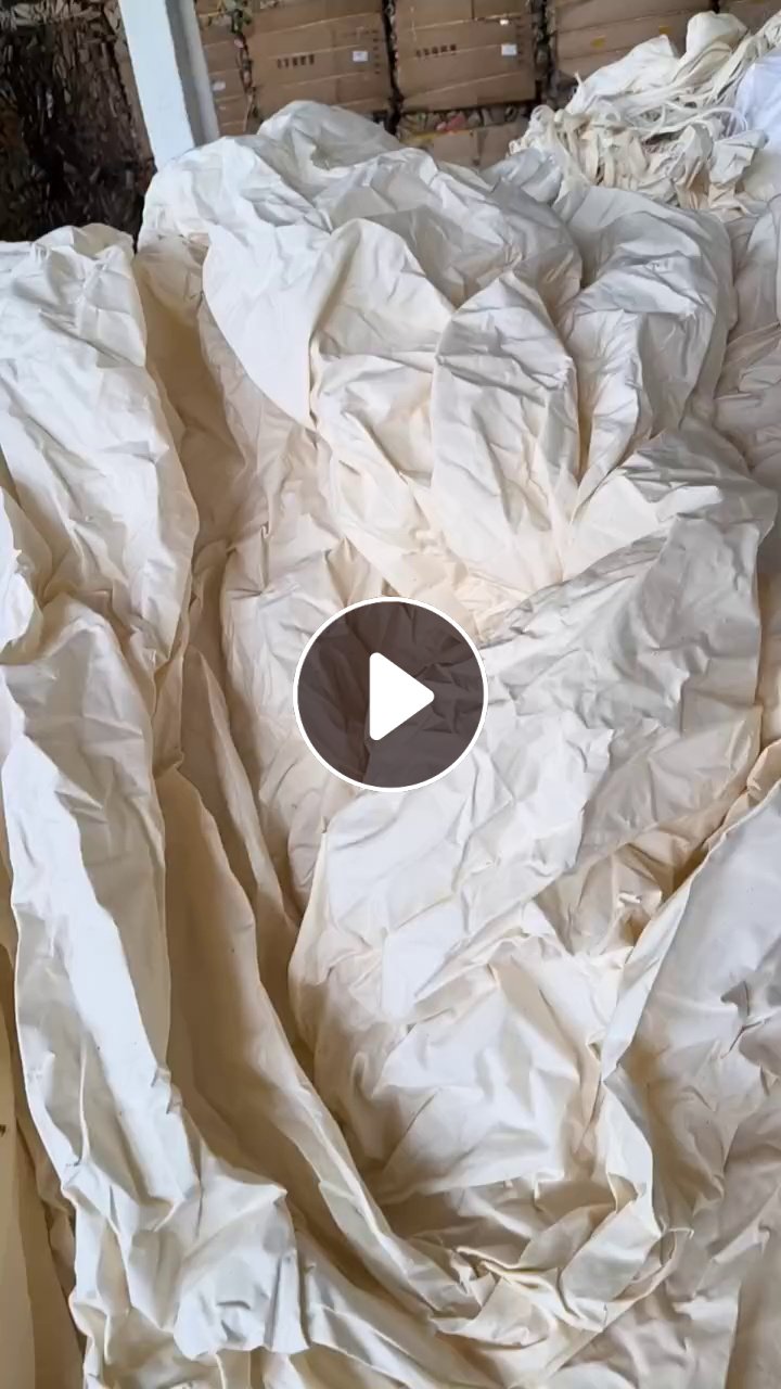 长期出售织布厂下来的本白纯棉布头，大块布，现货二十几吨