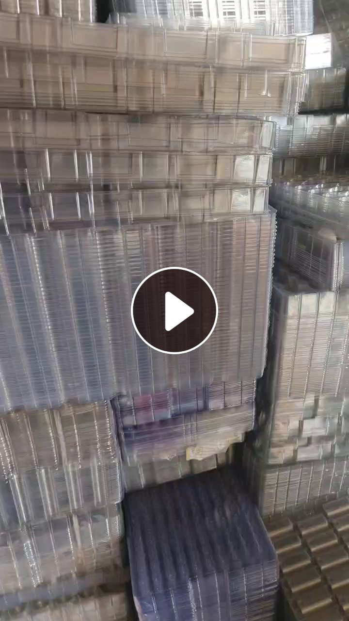 出售透明PET吸塑盒毛料，现货3吨左右，长期有货