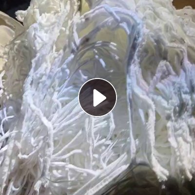 长期出售白色涤纶废丝，涤纶低弹丝，织毛毯涤纶废纱，月供8吨左右，货在河北保定