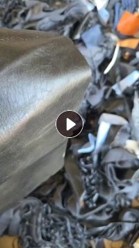 长期出售箱包厂下来的pu皮革边角料，月供十几吨，货在山东菏泽