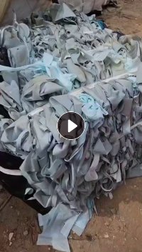 大量出售涤纶贴TPU膜废料，现货100吨