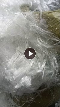 出售无碱淀粉型玻璃废丝，玻璃纤维丝，现货有10吨，货在河北保定