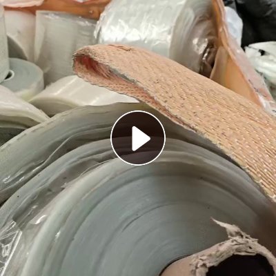 出售PET轻胶卷膜废料，杂色PET胶水膜废料，现货十多吨