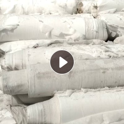 厂家长期出售PP无纺布，丙纶无纺布，做防火材料下来的，沾点石粉，这批有点分化，现货有十几吨