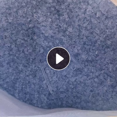 出售医疗器械厂下来的蓝色透明PC破碎料，现货20吨