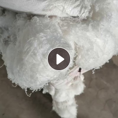 长期出售涤纶加弾网络废丝，涤纶废丝，现货三十吨，可开花造粒