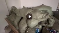 免费送服装厂下来的废布料，复合布，现货够9.6米一车