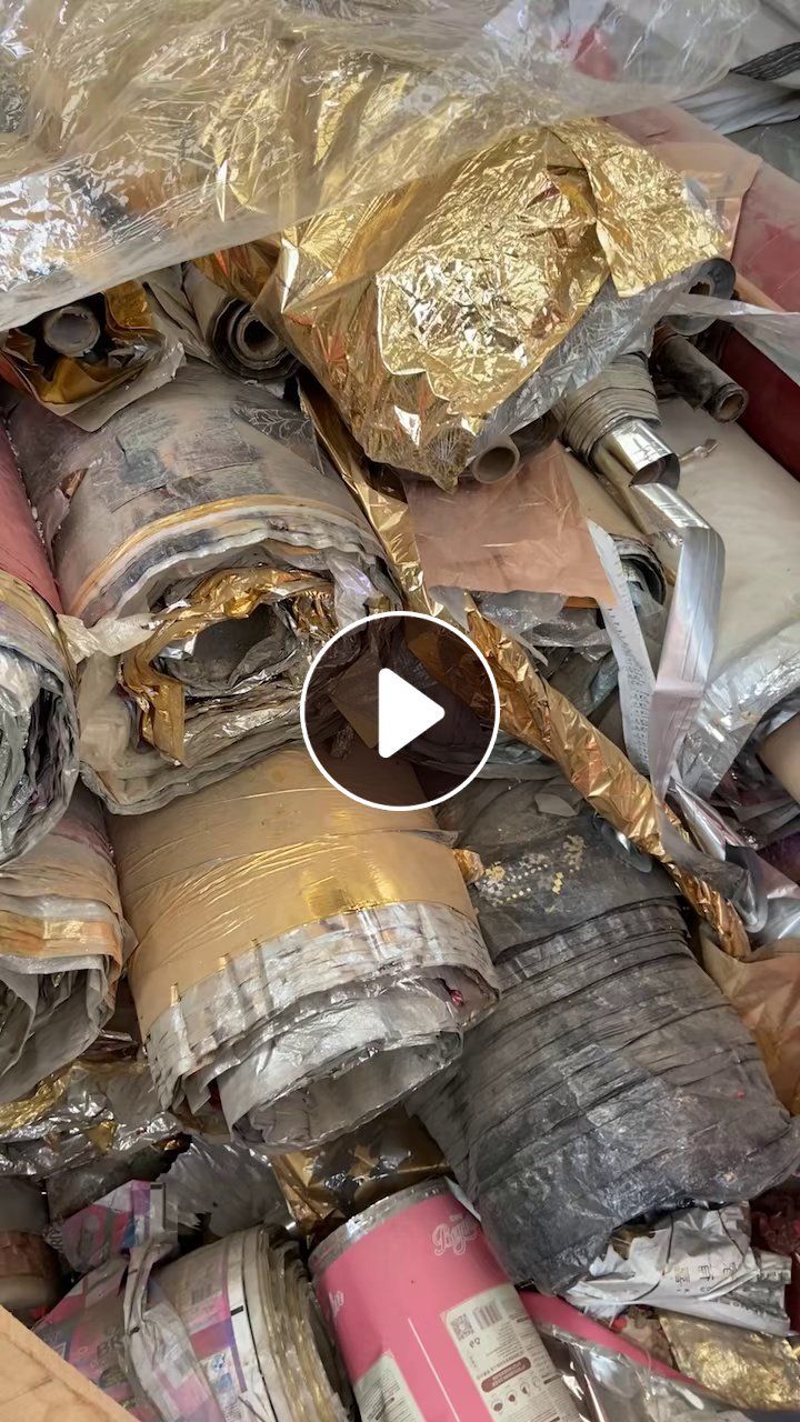 出售烫金卷膜废料，现货2吨