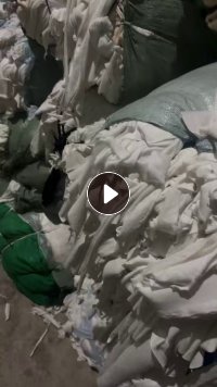 长期大量出售白色废布，白色下脚料，有含棉80，60的，也有白色棉丝料