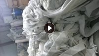长期出售杂色挡风被下脚料，挡风被边角料
