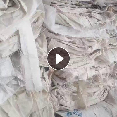 长期出售白色纯棉废布，床单厂下来的，有本白，也有漂白，现货30吨，货在天津