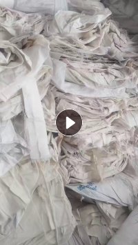 长期出售白色纯棉废布，床单厂下来的，有本白，也有漂白，现货30吨，货在天津