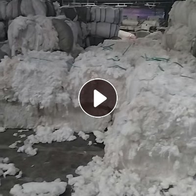 长期出售纺纱厂混合回丝，腈纶，锦纶，涤弹丝混合的，腈纶占比高，现货18吨左右