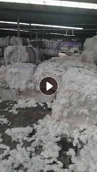 长期出售纺纱厂混合回丝，腈纶，锦纶，涤弹丝混合的，腈纶占比高，现货18吨左右