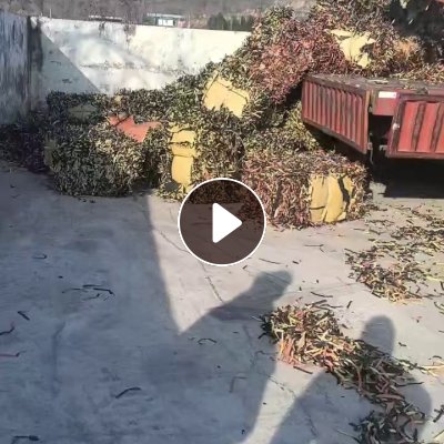 处理一批果袋纸边角料，有十几吨