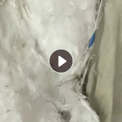 现货处理4080低熔点废丝开的开花棉，开松棉，化纤棉，现货6吨，货在湖北襄阳