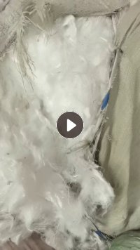 现货处理4080低熔点废丝开的开花棉，开松棉，化纤棉，现货6吨，货在湖北襄阳
