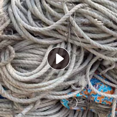 长期出售废旧丙纶缆绳，丙纶绳子，货在海南东方