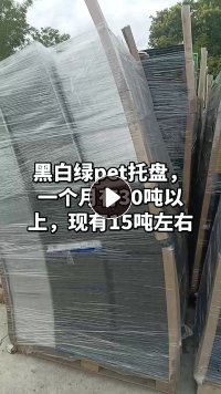 出售黑白绿PET托盘，带硅油，月供30吨左右