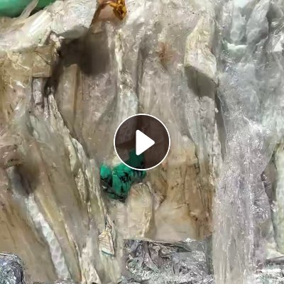 处理一批pet混合薄膜料