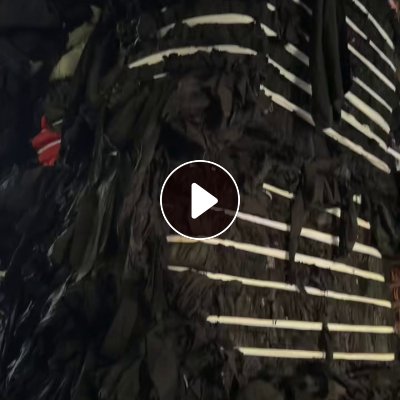 长期出售黑色涤纶废布，涤纶下脚料，现货30吨，可做造粒用