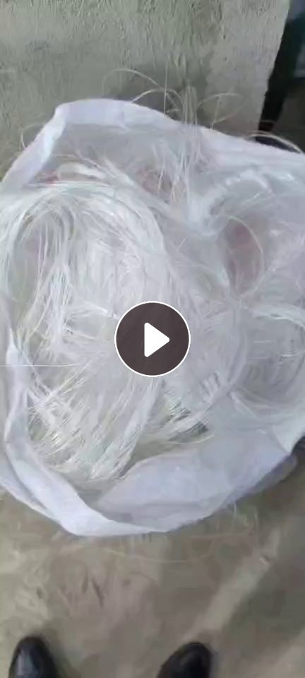 长期处理玻璃纤维废丝，玻纤，高碱玻璃纤维废丝，客户合线是下来的废丝，现货有几十吨