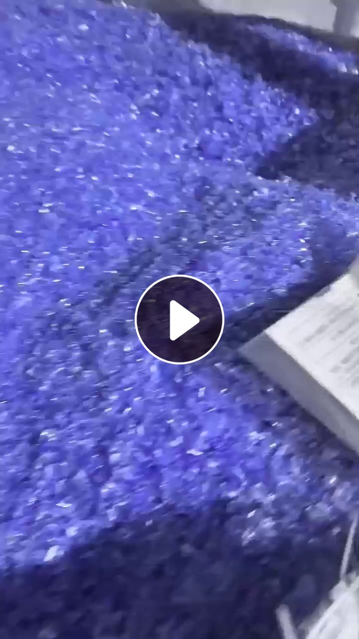 出售脉动景甜浅蓝色瓶胚破碎料，PET瓶胚破碎料