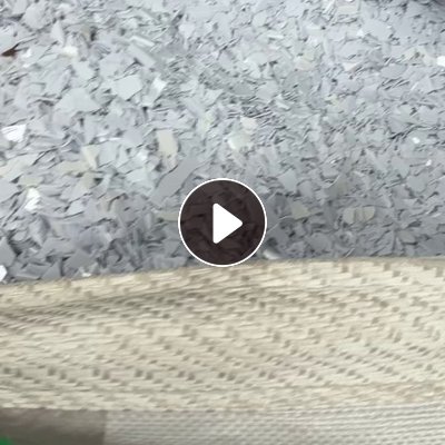 出售乳白pet吸塑破碎料，现货20吨