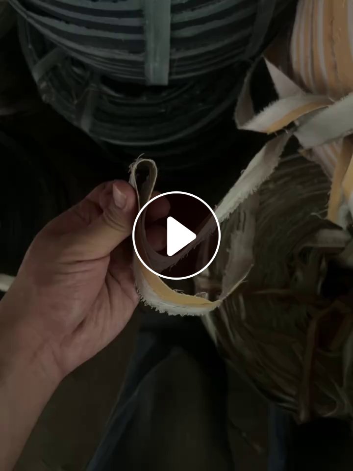 长期出售涤棉布条，裁床切下来的，带浆，强度高，便宜处理，量大