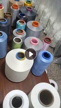 长期大量求购库存丝或等外品DTY涤纶丝，75D-600D,颜色黑色白色都可以，做芯用，厂在浙江温州