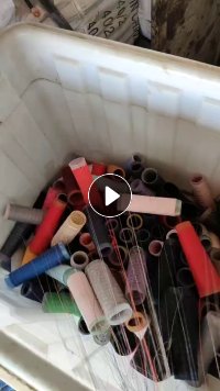 长期出售缝纫线拆下来的废线，涤纶废纱，纯棉废纱都有，统货出，货在江西九江