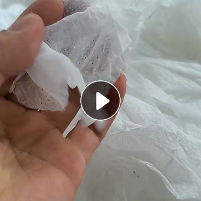长期出售热风棉无纺布，热风棉边角料，现货14吨，在湖北荆州