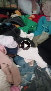 长期出售旧衣服统货，小区货，月供10吨，在山东威海