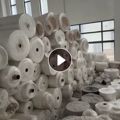 出售平纹涤纶水刺无纺布，无纺布卷材，克重55-70克