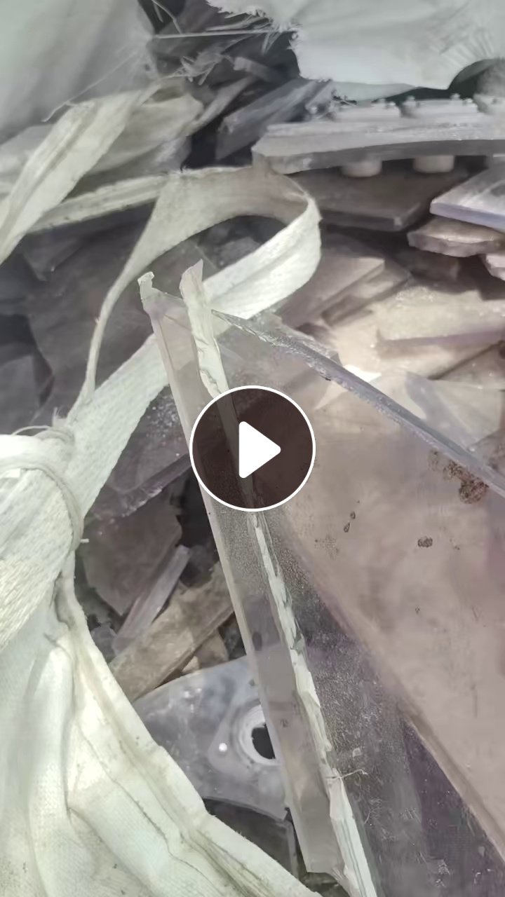 出售透明PVC板材废料，现货二十几吨