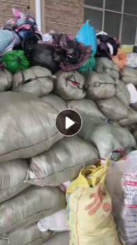 长期出售旧衣服黑料，旧衣服分拣货，现货十多吨，货在江西吉安