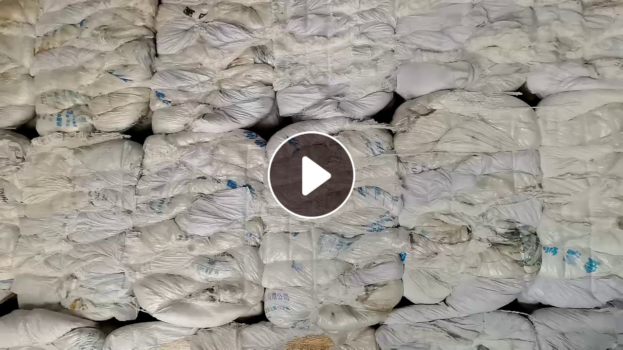 长期出售人棉回丝，人棉废纱，含水20%左右，现货十几吨，在广东佛山
