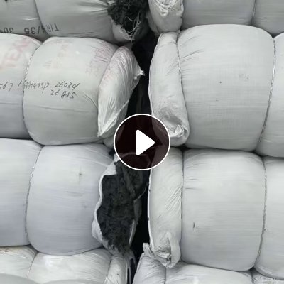 长期出售黑色涤棉布边纱，布边纱下脚料，含棉50%左右，月供50吨，在安徽六安