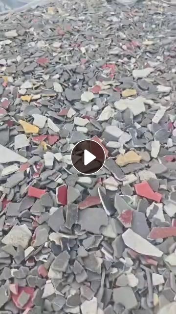 出售干破PVC树脂瓦破碎料