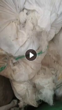 现货处理涤棉回丝，环锭纺32支下来的，含棉10-20，统货出，货在河北保定