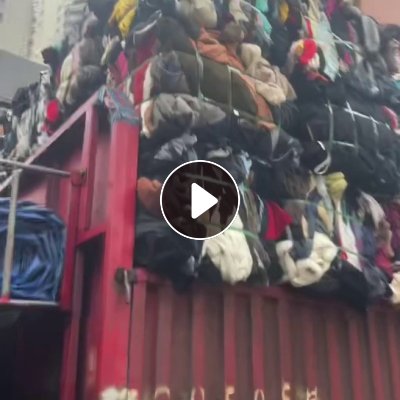 广东省大量收黑料旧衣服