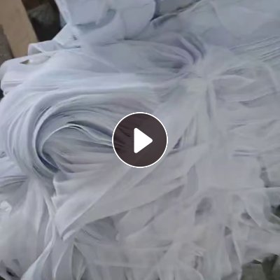 长期出售做洗碗海绵下来的挂浆漂白网布边角料，漂白废布，现货6.8一车，在江苏盐城
