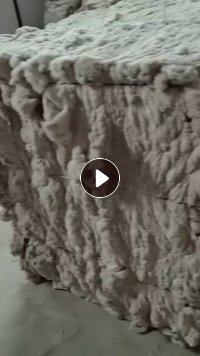 长期出售气流纺下来的纯棉鱼籽棉，纺纱厂下脚料，纯棉风箱花，现货有6.8米一车，货在江苏盐城