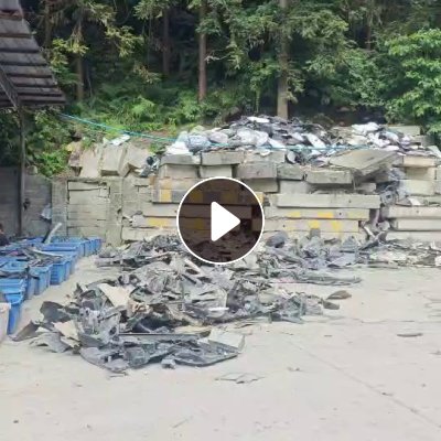 大量收摩配黑丙PP破碎料
