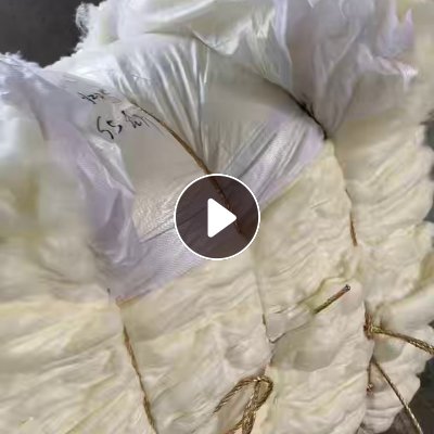 长期出售腈纶废丝开的开花棉，开松棉，化纤棉，现货一百吨，在江苏宿迁