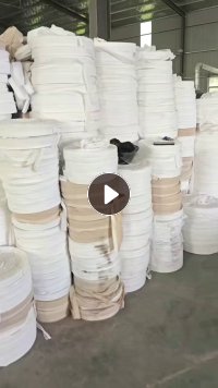 现货处理一批白色涤棉无纺布盘料，都是5公分的，现货20吨左右，货在江苏宿迁